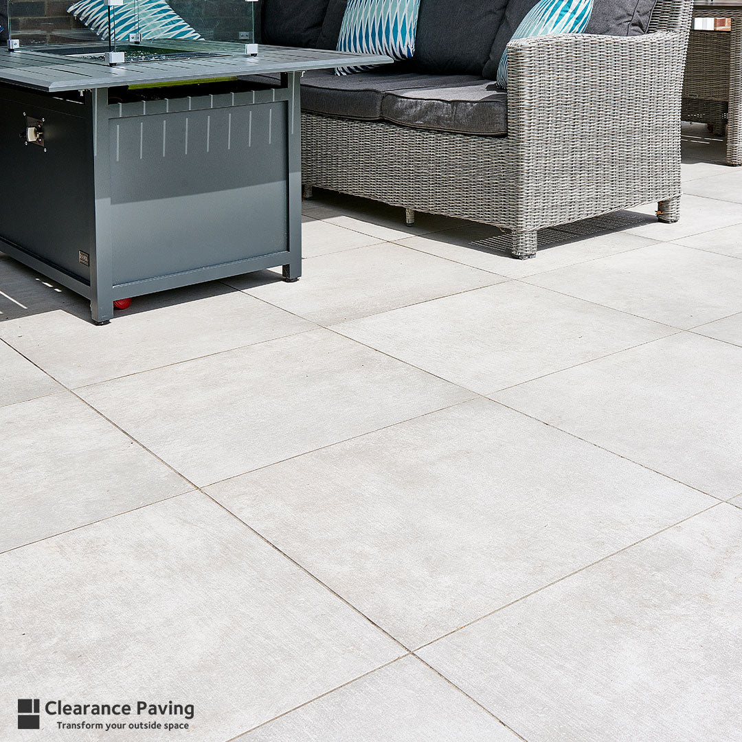 brett eclipse outdoor porcelain tile in Apollo