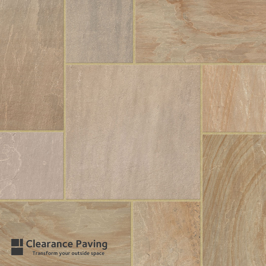 Sample of Brett Eden Sandstone Porcelain in Autumn Blend