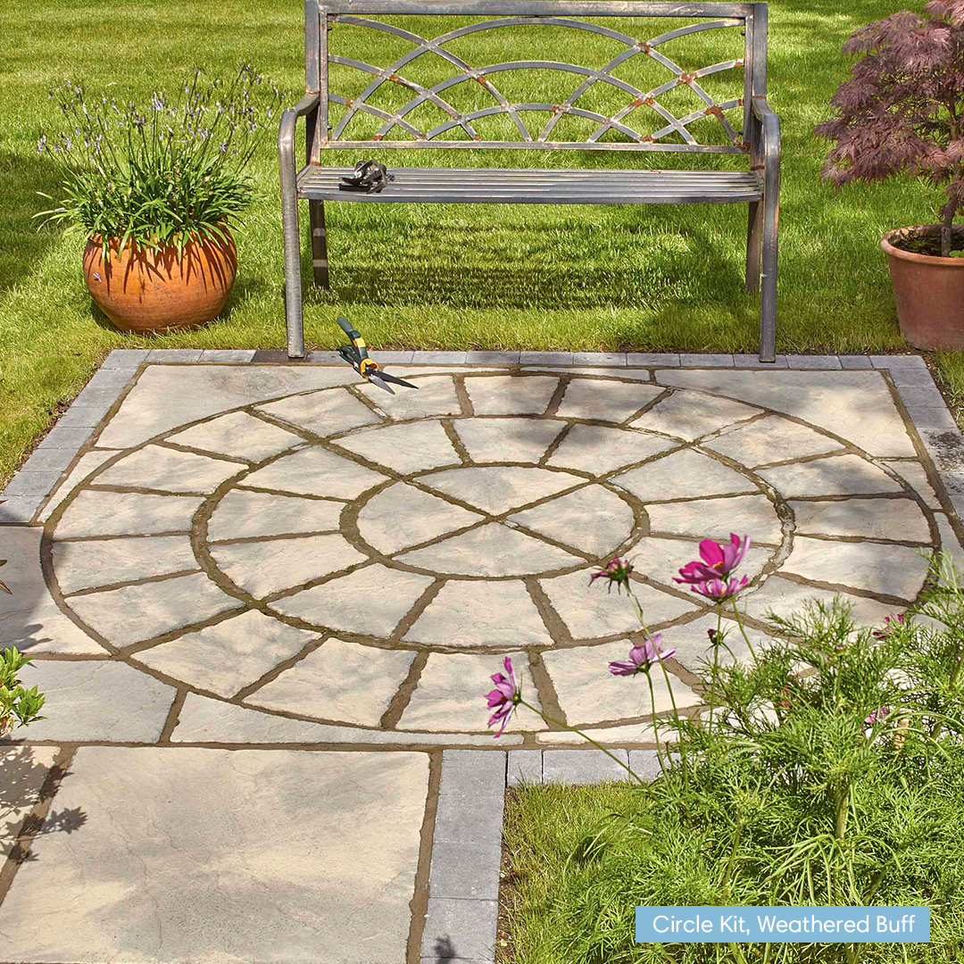 Bronte Riven Concrete Paving Full Circle Kit