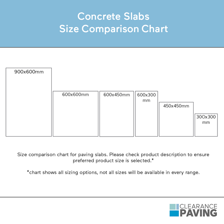 Broadway Economy Smooth Concrete Paving Slabs