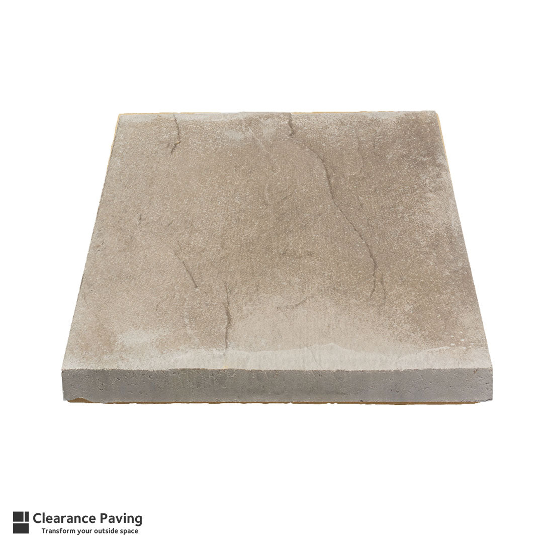 Brett Broadway Economy Riven Paving Slabs in Natural (Grey) 450 x 450mm