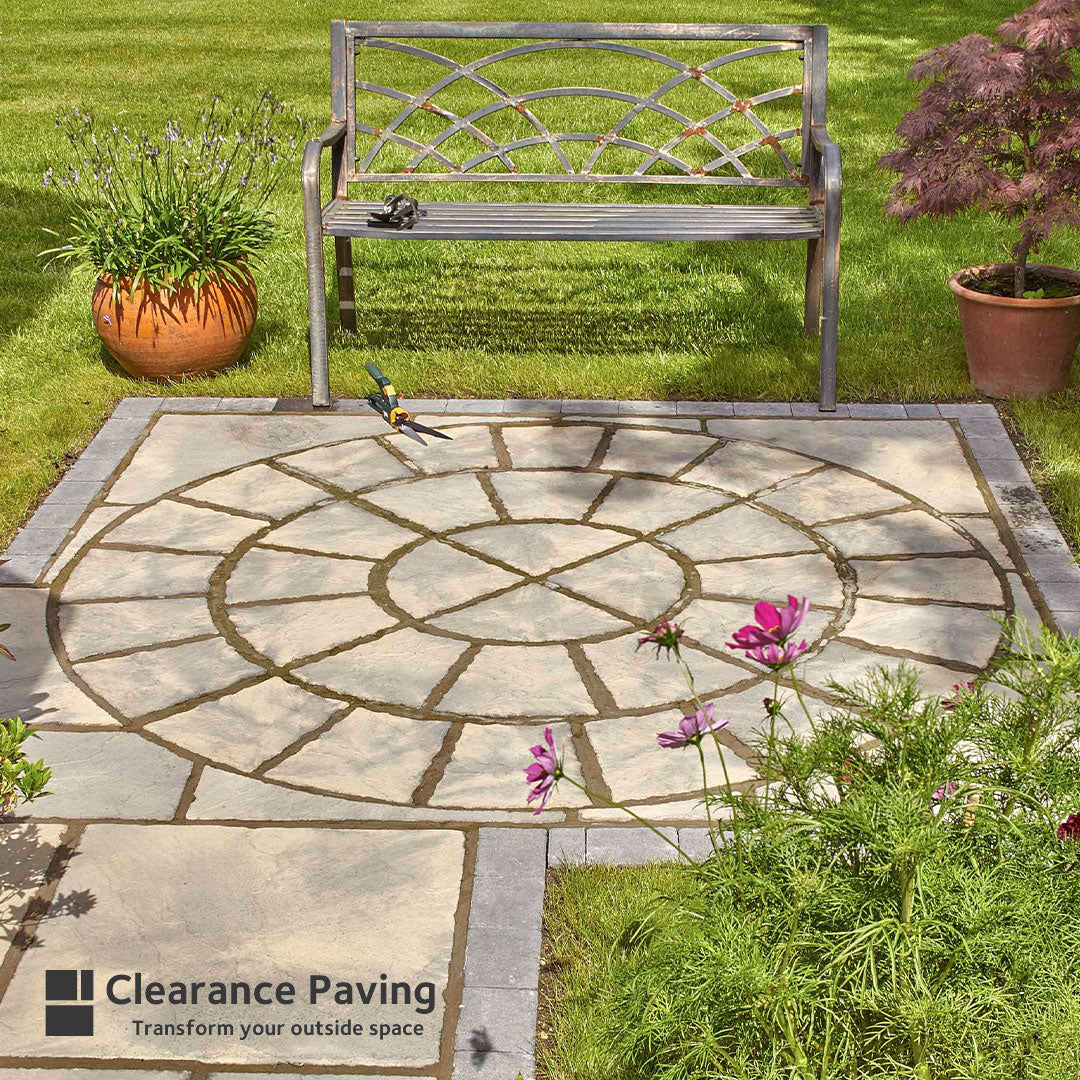 Brett Bronte Full Circle Paving Kit in Weathered Buff