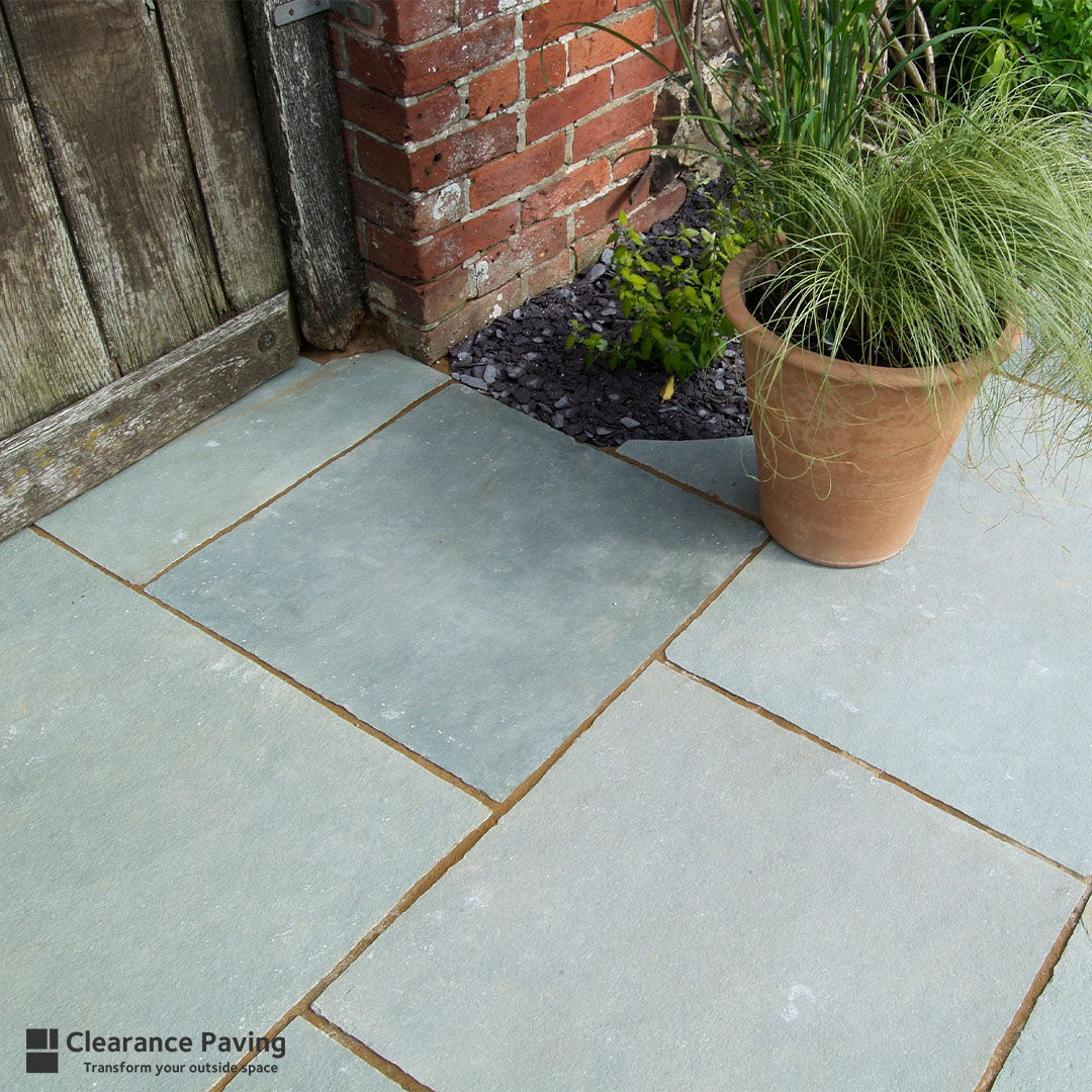 Limestone patio tiles in Ocean Spray 900mm x 600mm size