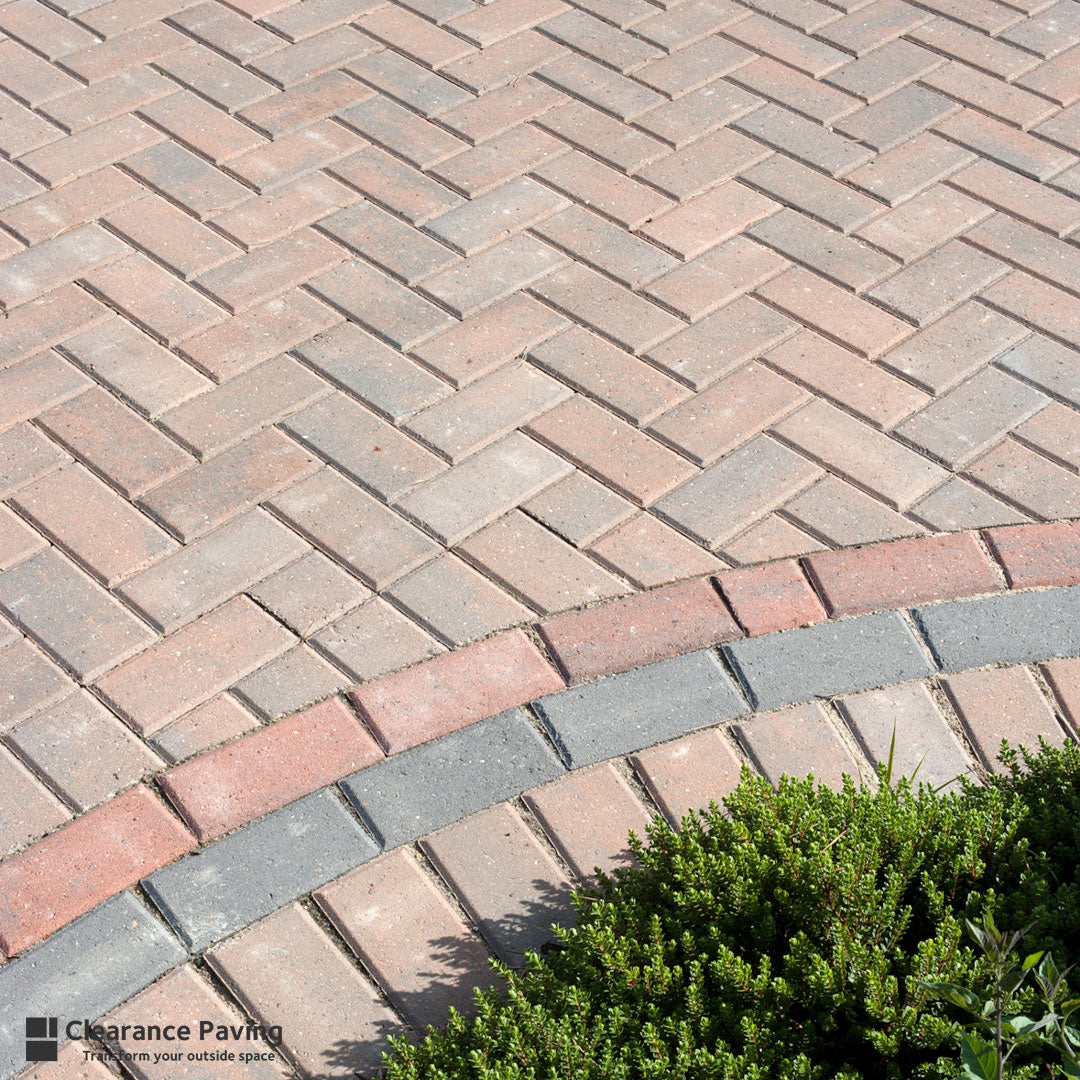 brett omega driveway paving in burnt oak 50mm