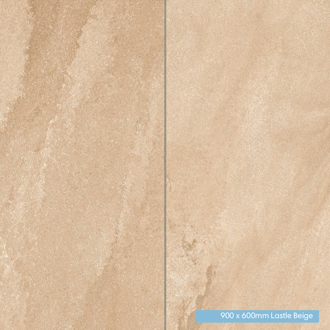 Eclipse Lastle Beige Porcelain Paving | 900 x 600mm | 600 x 600mm | Patio Pack