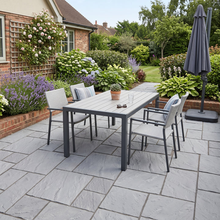 Abbey Paving Slabs Graphite | 300x300mm | 450x450mm | 450x300mm | 600x450mm | 600x600mm | Mixed Size