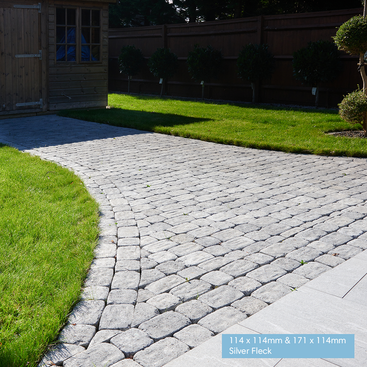 paving; Aura block paving; cobblestones; cobblestone driveway; stone driveway; cobble stones; driveway paver; stone setts; driveway cobbles; pavestones; paving stone setts; stone cobbled paving; cobblestone pavers; cobble setts; cobblestones for sale; cobblestone driveway cost; cobble paving; cobbles for sale; block paving stones; block paving setts; country cobble paving; grey cobblestone; aura silver fleck; driveway paving; block paving for driveways