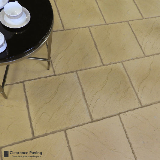 New Forest Garden Paving 600x600mm in Buff