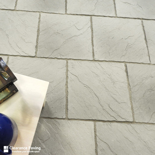 New Forest Garden Paving 450x450mm in Natural/Grey (Pack of 60)