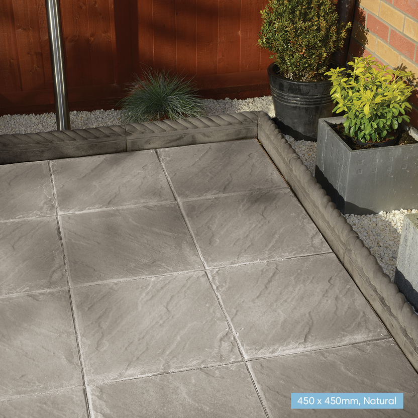 Kandla Grey Porcelain Paving Slabs 900 x 600 Tiles Patio Slabs Clearance Paving