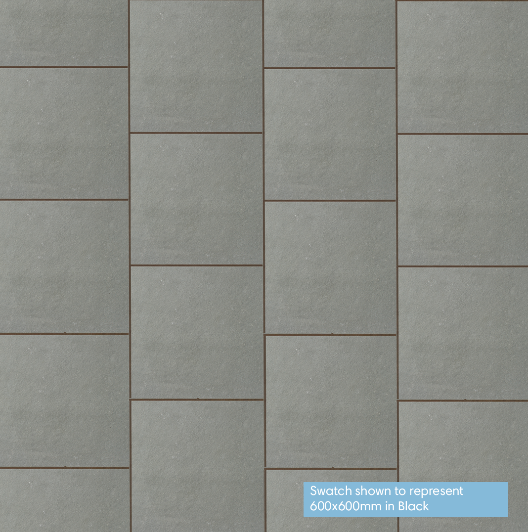 Rippled Black Limestone Paving: Patio Pack