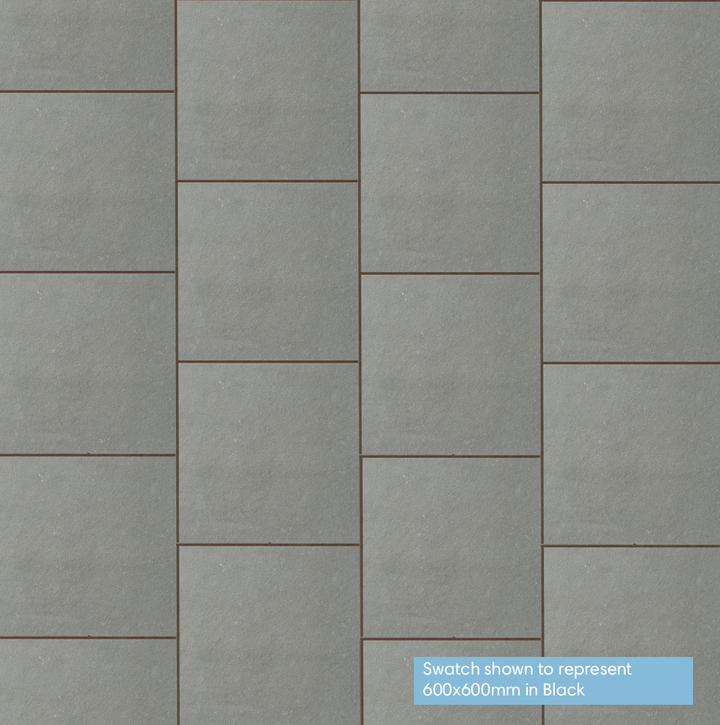 Rippled Black Limestone Paving: Patio Pack