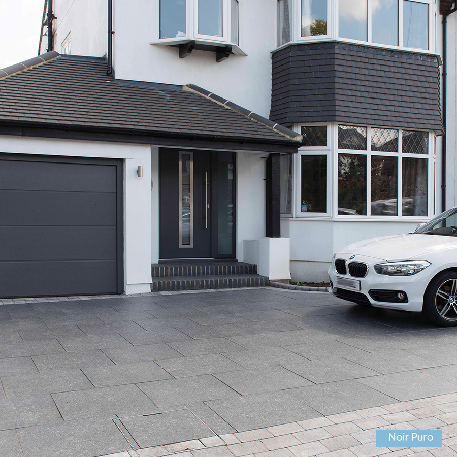 bluestone, driveway paving, porcelain paving, porcelain tiles, outdoor porcelain paving, patterned paving, 600 x600 paving slabs, porcelain for driveways, 600 x600 paving slabs, driveway porcelain slabs