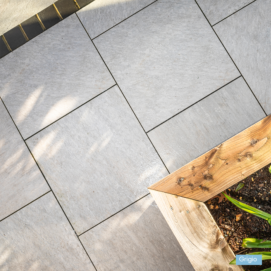 garden slabs, garden tiles, porcelain paving, porcelain tiles, outdoor porcelain paving, 600 x600 paving slabs, 600 x600 paving slabs, grey paving, grey outdoor tiles, grey porcelain tiles