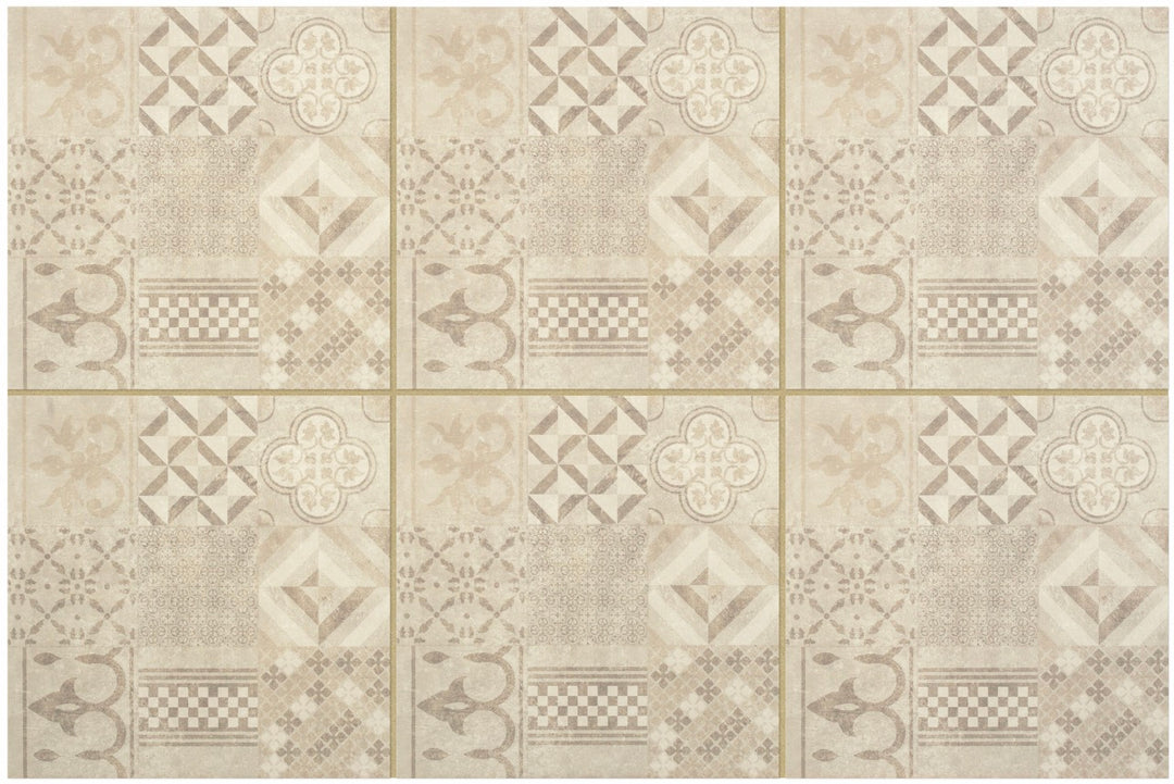 mosaic floor tiles, mosaic tiles, porcelain paving, beige porcelain, porcelain tiles, outdoor porcelain paving, patterned paving, 600 x600 paving slabs, garden tiles