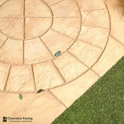 Brett bronte garden paving circle kit for patio