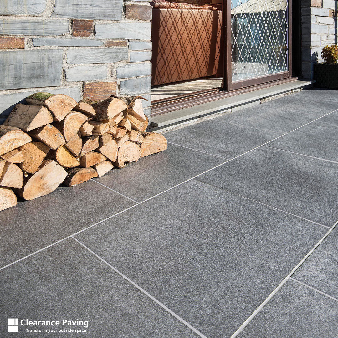 brett eclipse porcelain paving in stellar