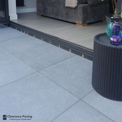Brett Eclipse Porcelain tiles Azure Blue 600x600mm