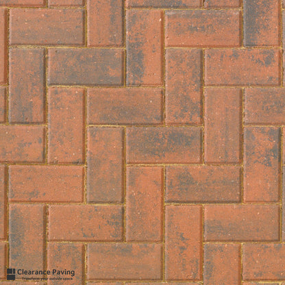 brett omega block paving brindle swatch