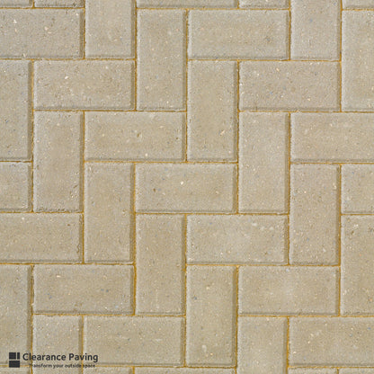 brett omega block paving in natural swatch