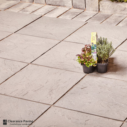 brett stamford rivan garden paving in charcoal