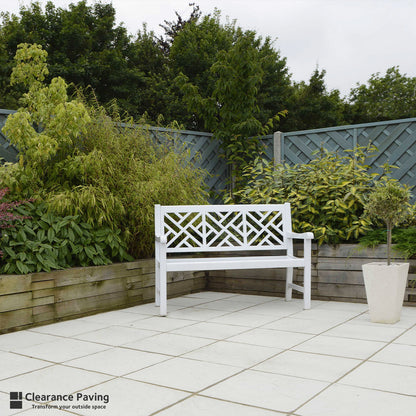brett stamford riven garden paving in natural