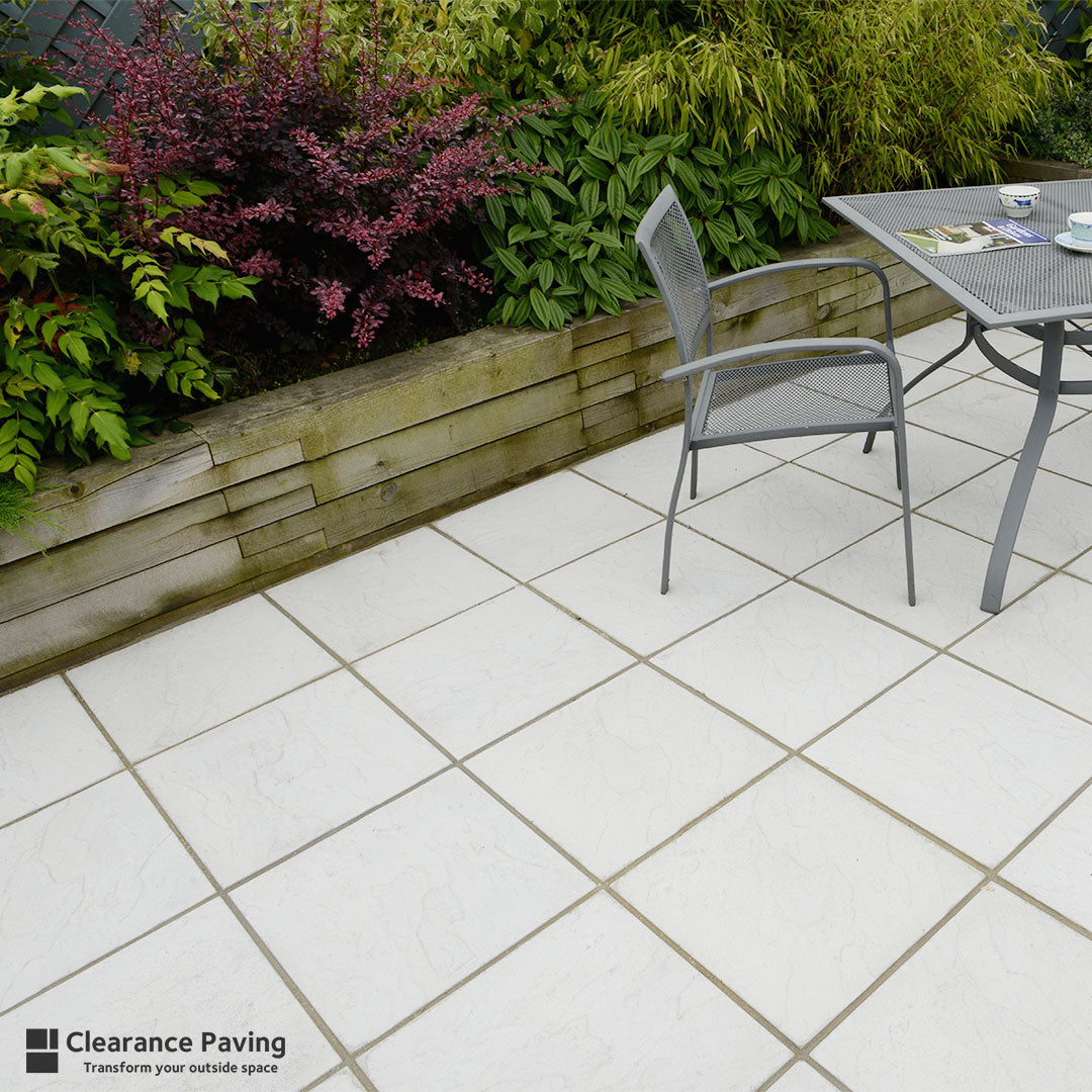 brett stamford riven paving in natural 450x450mm