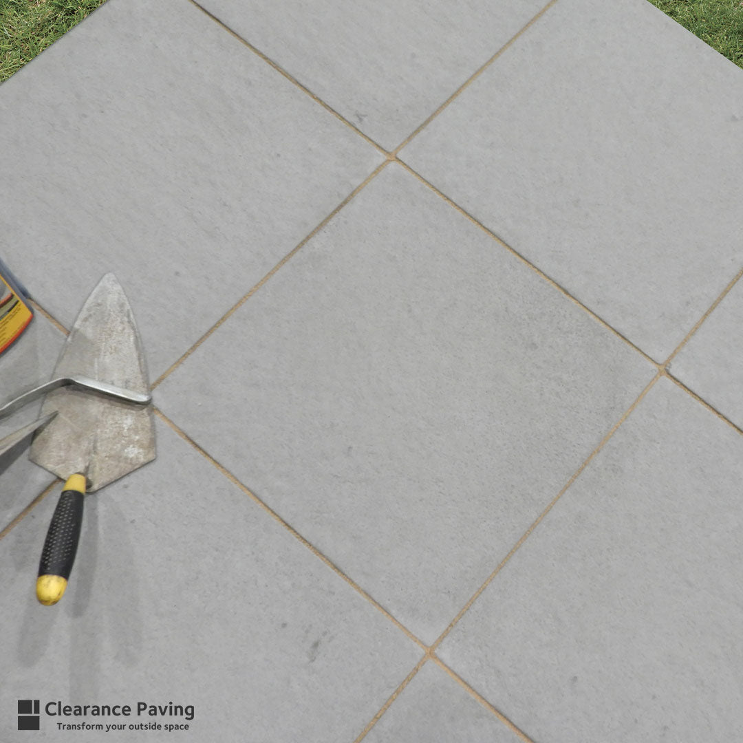 Brett Stamford Ultra patio slab in charcoal 450mm square